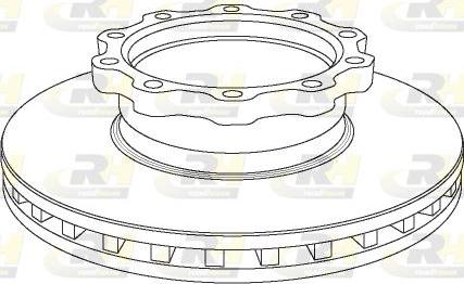 BENDIX 567152B - Гальмівний диск avtolavka.club