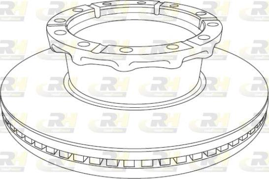 Roadhouse NSX1240.20 - Гальмівний диск avtolavka.club