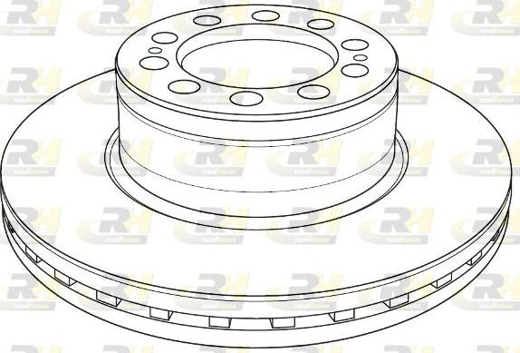 Roadhouse NSX1235.20 - Гальмівний диск avtolavka.club