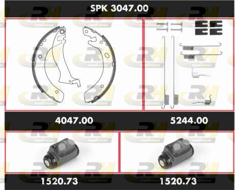 Roadhouse SPK 3047.00 - Комплект гальм, барабанний механізм avtolavka.club