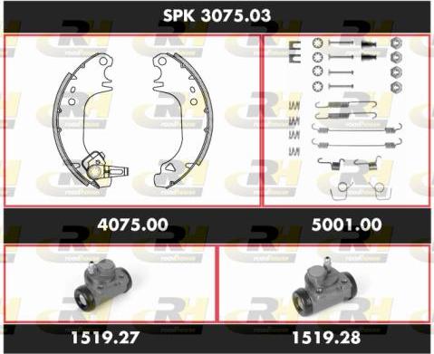 Roadhouse SPK 3075.03 - Комплект гальм, барабанний механізм avtolavka.club