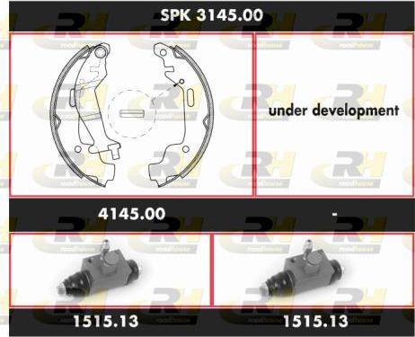 Roadhouse SPK 3145.00 - Комплект гальм, барабанний механізм avtolavka.club