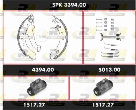 Roadhouse SPK 3394.00 - Комплект гальм, барабанний механізм avtolavka.club