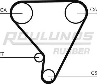Roulunds Rubber RR1103 - Ремінь ГРМ avtolavka.club