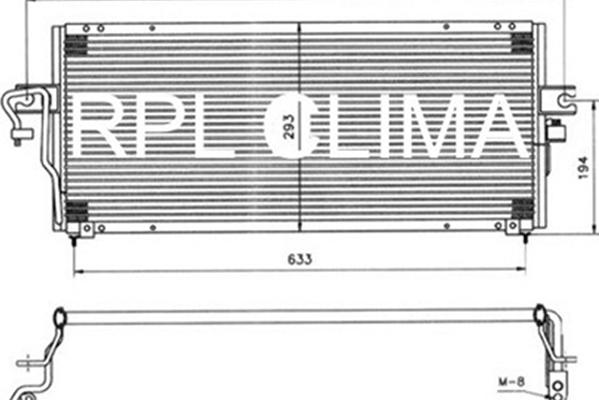 RPLQuality APCDNI0002 - Конденсатор, кондиціонер avtolavka.club