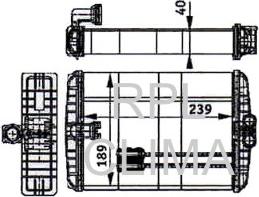 RPL QUALITY APCHMB1018 - Теплообмінник, опалення салону avtolavka.club