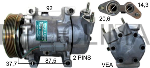 RPLQuality APCOCI5023 - Компресор, кондиціонер avtolavka.club