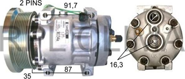 RPLQuality APCOCT5002 - Компресор, кондиціонер avtolavka.club