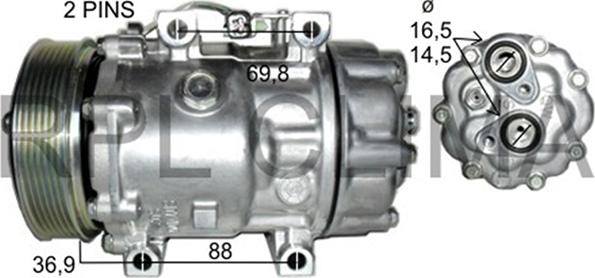 RPLQuality APCOFD0050 - Компресор, кондиціонер avtolavka.club