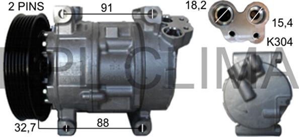 RPLQuality APCOFT5032 - Компресор, кондиціонер avtolavka.club