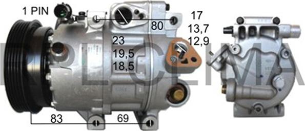 RPLQuality APCOHY0040 - Компресор, кондиціонер avtolavka.club