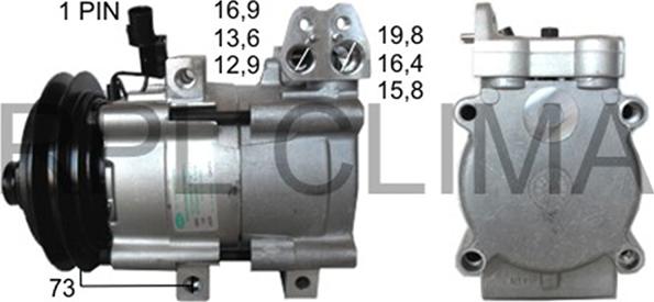 RPLQuality APCOHY0015 - Компресор, кондиціонер avtolavka.club