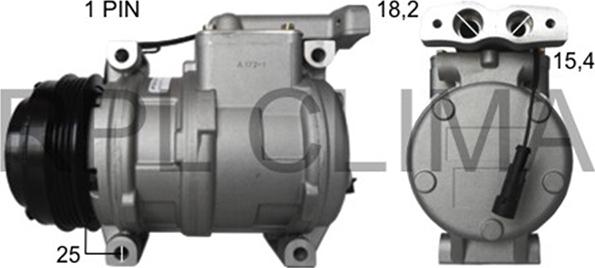 RPLQuality APCOIV5007 - Компресор, кондиціонер avtolavka.club