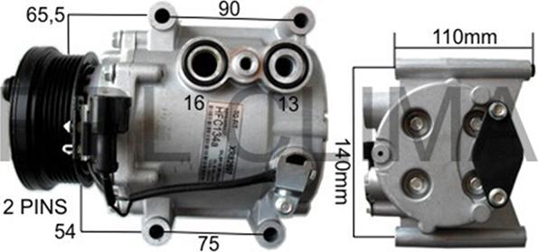 RPLQuality APCOJG5009 - Компресор, кондиціонер avtolavka.club