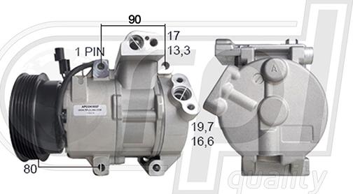 RPLQuality APCOKI5027 - Компресор, кондиціонер avtolavka.club