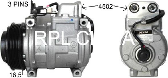 RPLQuality APCOMB0016 - Компресор, кондиціонер avtolavka.club