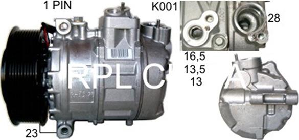 RPLQuality APCOMB0033 - Компресор, кондиціонер avtolavka.club