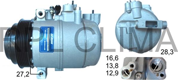 RPLQuality APCOMB3034 - Компресор, кондиціонер avtolavka.club