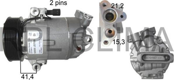 RPLQuality APCONI0054 - Компресор, кондиціонер avtolavka.club