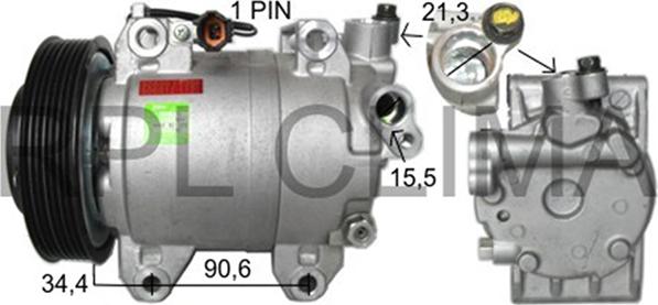 RPLQuality APCONI0053 - Компресор, кондиціонер avtolavka.club