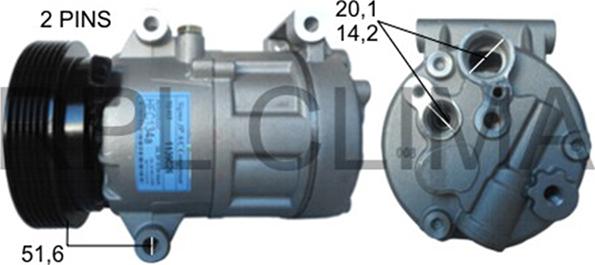 RPLQuality APCORE5045 - Компресор, кондиціонер avtolavka.club