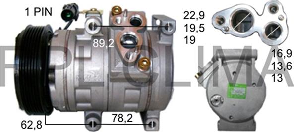 RPLQuality APCOSG5003 - Компресор, кондиціонер avtolavka.club