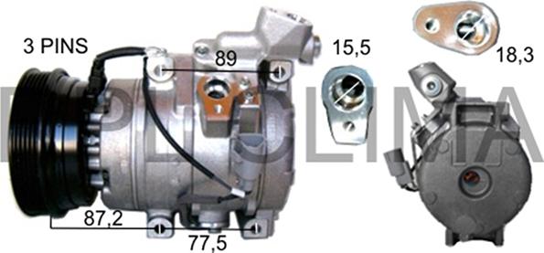 RPLQuality APCOTO5034 - Компресор, кондиціонер avtolavka.club