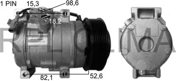 RPLQuality APCOTO0027 - Компресор, кондиціонер avtolavka.club