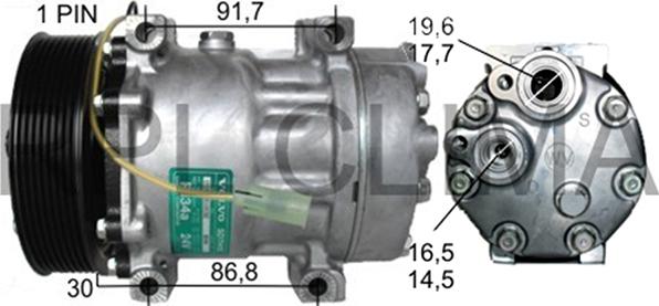 RPLQuality APCOVO5014 - Компресор, кондиціонер avtolavka.club