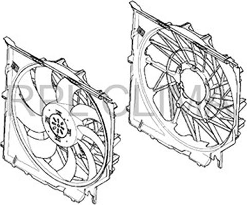 RPLQuality APELBW0014 - Вентилятор, охолодження двигуна avtolavka.club