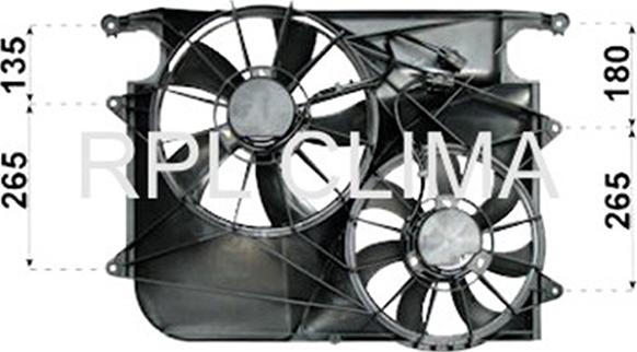 RPLQuality APELOP0042 - Вентилятор, охолодження двигуна avtolavka.club