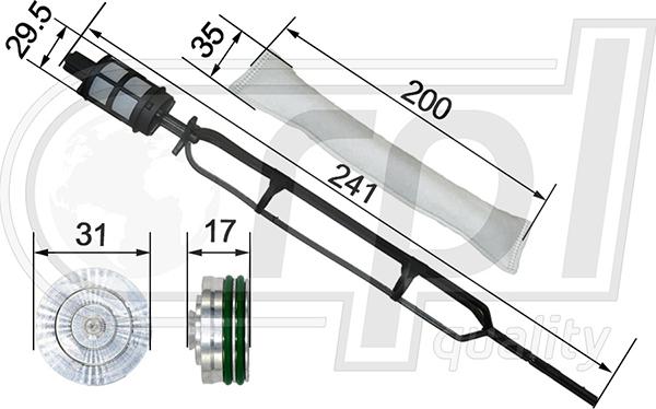 RPLQuality APFLOP0022 - Осушувач, кондиціонер avtolavka.club