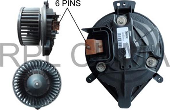 RPLQuality APVTAU0005 - Електродвигун, вентиляція салону avtolavka.club