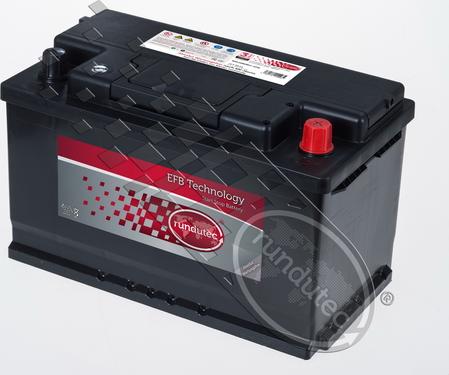RUTEC RNU080RH-EFB - Стартерна акумуляторна батарея, АКБ avtolavka.club