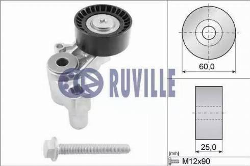 Ruville 55925 - Натягувач ременя, клинові зуб. avtolavka.club