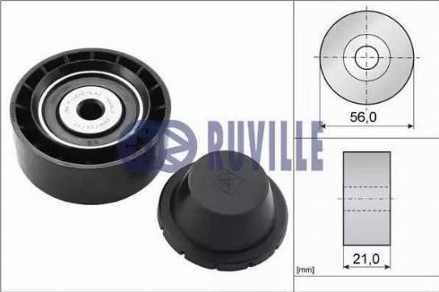 Ruville 55578 - Паразитний / провідний ролик, поліклиновий ремінь avtolavka.club