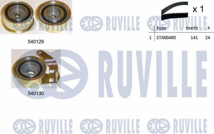 Ruville 550192 - Комплект ременя ГРМ avtolavka.club