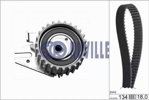 Ruville 5583170 - Комплект ременя ГРМ avtolavka.club