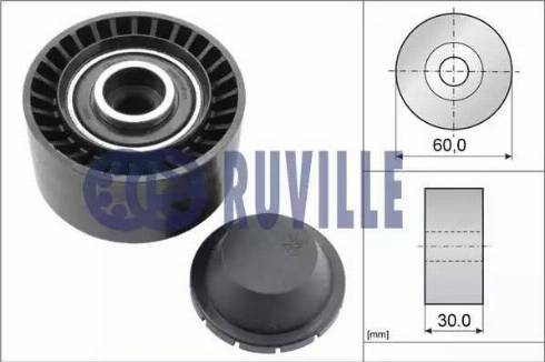 Ruville 55247 - Паразитний / провідний ролик, поліклиновий ремінь avtolavka.club