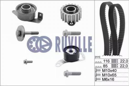 Ruville 5521471 - Комплект ременя ГРМ avtolavka.club