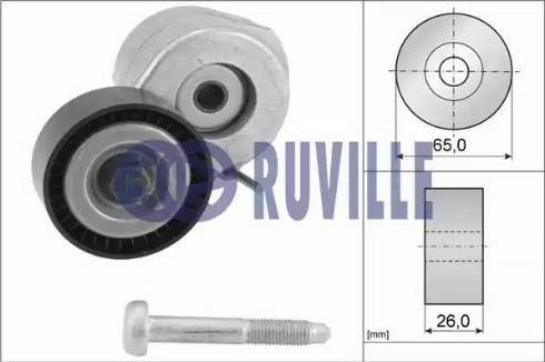 Ruville 55237 - Натягувач ременя, клинові зуб. avtolavka.club