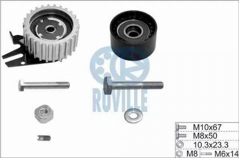 Ruville 5603650 - Комплект роликів, зубчастий ремінь avtolavka.club