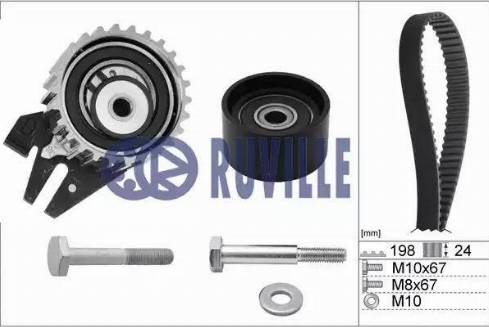 Ruville 5603679 - Комплект ременя ГРМ avtolavka.club