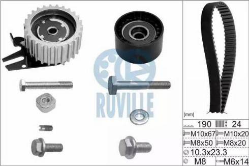 Ruville 5603677 - Комплект ременя ГРМ avtolavka.club