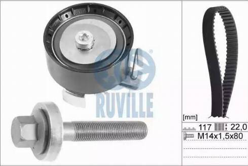 Ruville 5711870 - Комплект ременя ГРМ avtolavka.club