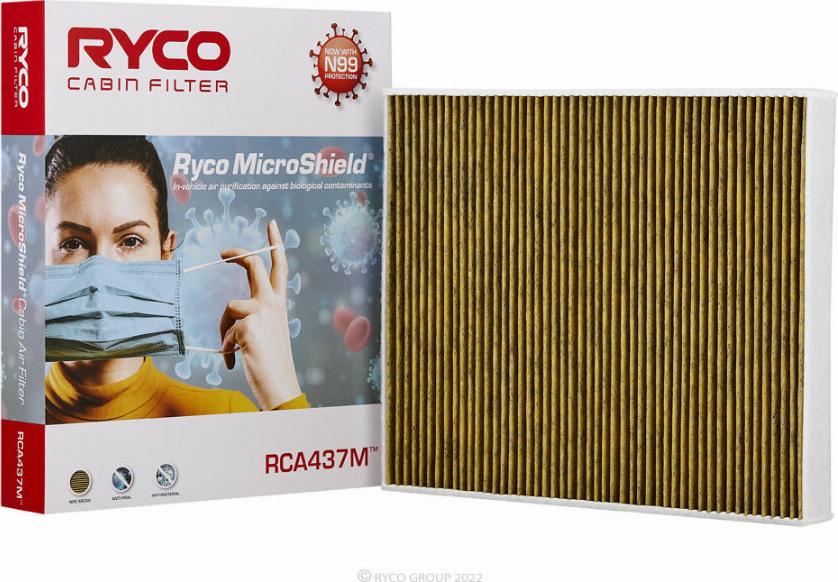 RYCO RCA437M - Фільтр, повітря у внутрішній простір avtolavka.club