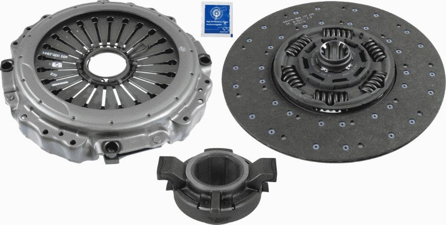 SACHS 3400 700 644 - Комплект зчеплення avtolavka.club