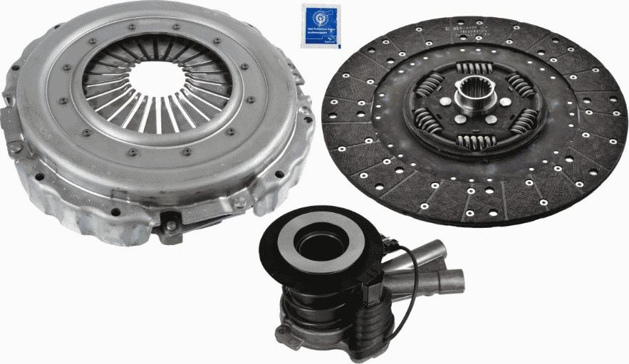 SACHS 3400 710 009 - Комплект зчеплення avtolavka.club