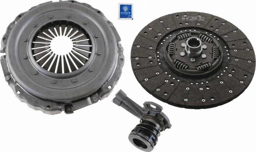 SACHS 3400 710 007 - Комплект зчеплення avtolavka.club