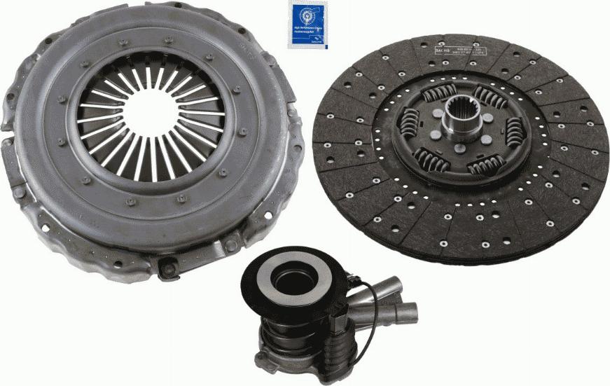 SACHS 3400 710 010 - Комплект зчеплення avtolavka.club